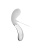 Orion Glass Vibrator 2 - Уникальный стеклянный вибратор, 8.5х3.4 см (белый)